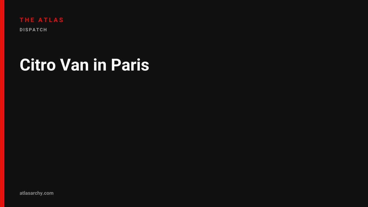 Citro Van in Paris