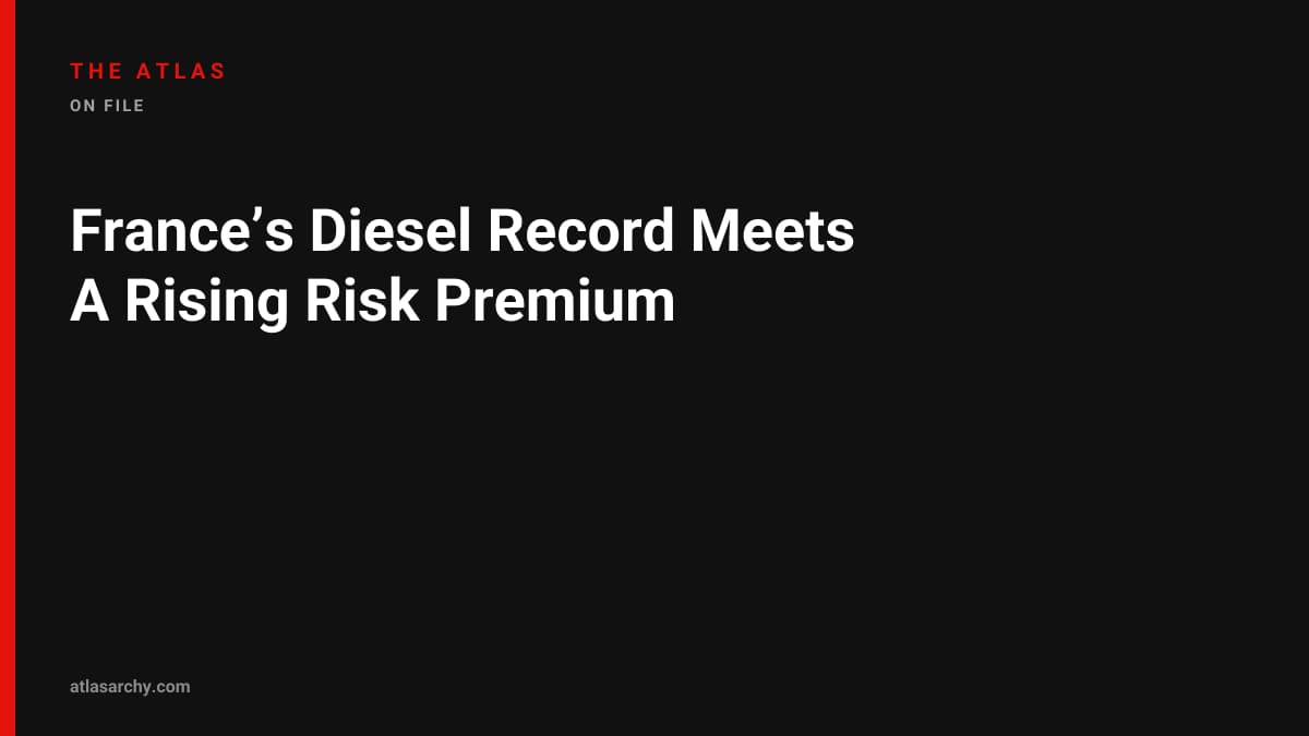 France’s Diesel Record Meets A Rising Risk Premium