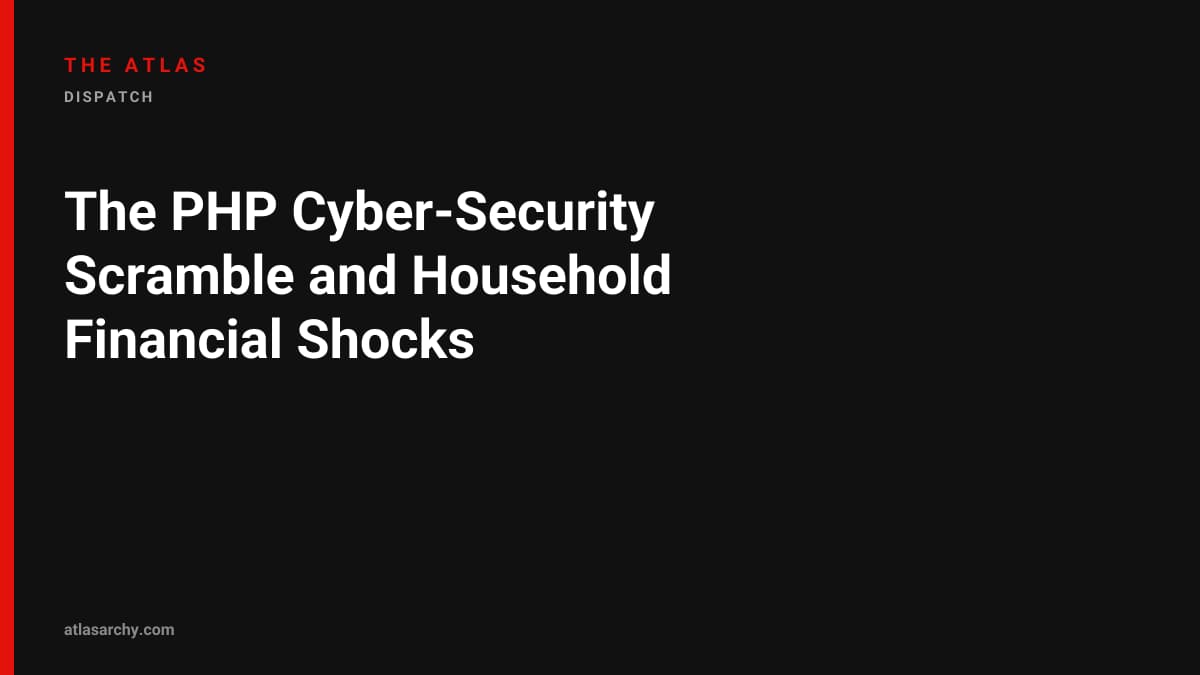 The PHP Cyber-Security Scramble and Household Financial Shocks