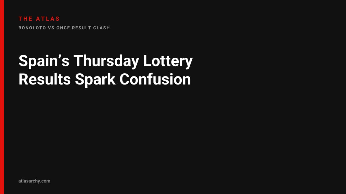 Spain’s Thursday Lottery Results Spark Confusion